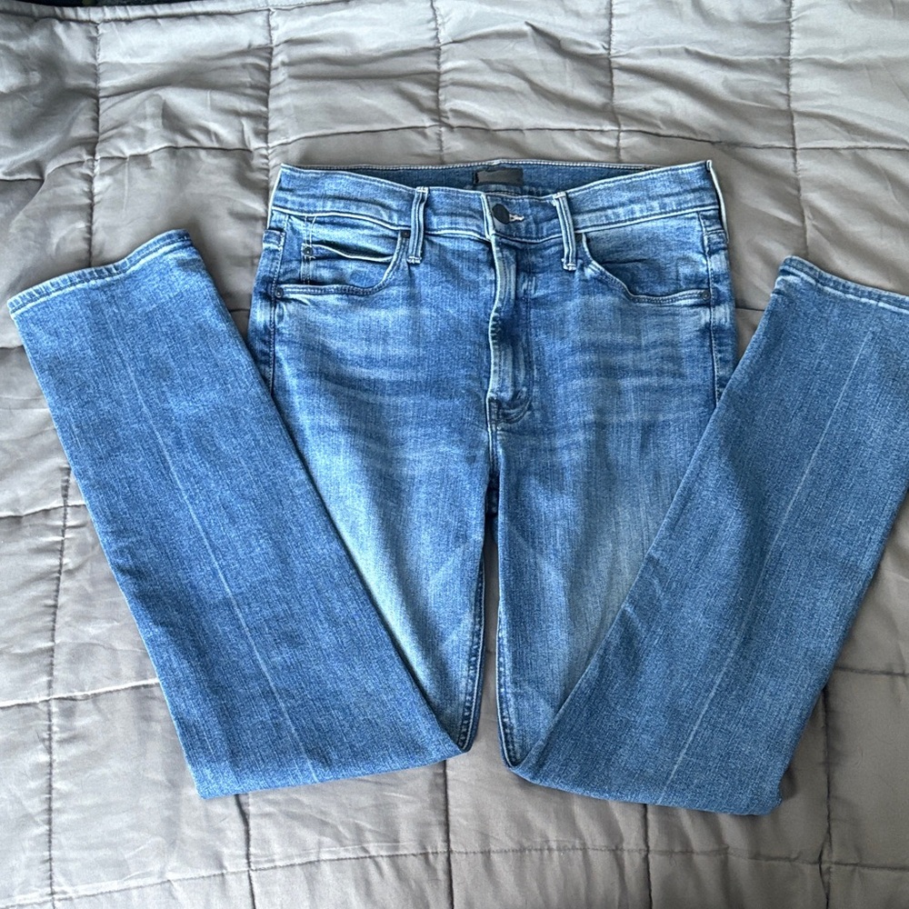 MOTHER the mid rise dazzler ankle jeans - we the animals EUC - Picture 5 of 10